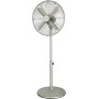 Cecotec Ventilador de Pie EnergySilence 610 Steelstyle. 50 W, Acabado en Acero, Diámetro 16" con 4 Aspas, 3 Velocidades,