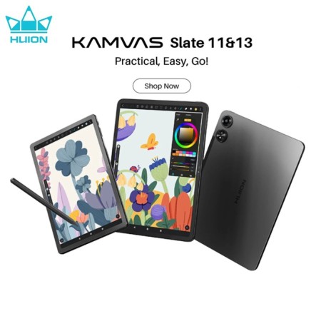 Huion Kamvas pizarra 11/13 Android 14 tableta de dibujo gráfico Bloc d