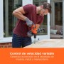 BLACK+DECKER Taladro Percutor con Cable 710W, Portabrocas 13mm, Incluye 4 Brocas, empuñadura lateral y maletín, Velocidad 0-2800