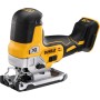 DEWALT DCS335N-XJ, Sierra de calar sin cable 18V, fácil cambio de cuchilla, interruptor de bloqueo, Velocidad de 3200 rpm, Corte