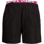 JACK & JONES Jjiaruba Jjswimshorts AKM Db WB Solid Bañadores Ajustados para Hombre