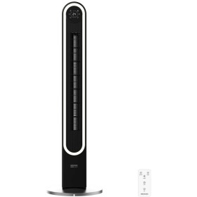 Cecotec Ventilador de Torre EnergySilence 9090 Skyline Smart Light de 42", 65 W, Luz LED, Pantalla LED táctil, Mando a