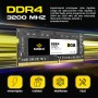 MABUS - Memoria RAM DDR4 8GB 3200MHz UDIMM con XMP para PC de Escritorio (PC4-25600)