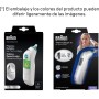 Braun ThermoScan 3 Termómetro de oído , Medición rápida en 1 segundo , Indicador acústico de fiebre , Pantalla digital , Apto