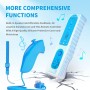 TechKen 2 Piezas Controller para Wii con Nunchuck,Mando Wii Motion Plus Integrado con Nunchuk Controller Funda de Silicona