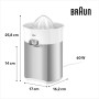 Braun TributeCollection CJ 5050 WH, Exprimidor Eléctrico de Cítricos con Tecnología Start & Stop, Sirve Directamente al Vaso,