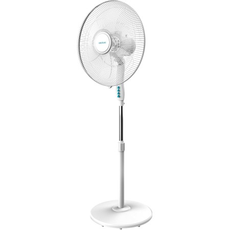 Cecotec Ventilador de Pie con Mando a Distancia EnergySilence 620 Flow Control. 50W, Diámetro de 16", Temporizador 12h, Control