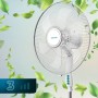 Cecotec Ventilador de Pie con Mando a Distancia EnergySilence 620 Flow Control. 50W, Diámetro de 16", Temporizador 12h, Control