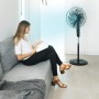 Cecotec Ventilador EnergySilence 600 MAX Flow, 70 W, 18 Pulgadas (45 cm), 6 aspas, Motor de Cobre, 3 velocidades, oscilación