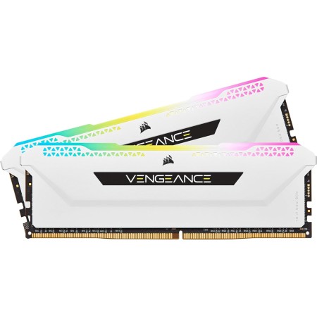 CORSAIR Vengeance RGB Pro SL 32GB (2x16GB) DDR4 3200 (PC4-25600) C16 1.35V Módulos de Memoria de Alto Rendimiento - Blanco