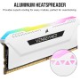 CORSAIR Vengeance RGB Pro SL 32GB (2x16GB) DDR4 3200 (PC4-25600) C16 1.35V Módulos de Memoria de Alto Rendimiento - Blanco