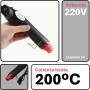 Mini pistola de aire caliente con 164 tubos termorrectráctiles, enchufe europeo 220V. Pistola de calor para resina epoxi o