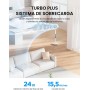 MIDEA Ventilador de Pie de 12 Velocidades con Control Remoto - Ventilador Silencioso con Oscilación 120º + 135º - Ventiladores