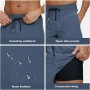 Aisprts Bañador Hombre Shorts de Baño 2 en 1 con Forro de Compresión Pantalones Cortos de Natación Elásticos de Secado Rápido