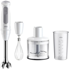 Braun MultiQuick 5 MQ 50236 M - Batidora de mano (1000 W, 21 niveles de velocidad+turbo, pie de inmersión de acero inoxidable,