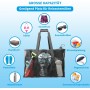 Bolsa de playa XXL familiar, bolsa de playa grande con cremallera, plegable, impermeable, control de arena, bolsa de natación