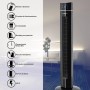 Orbegozo TWM 1009 - Ventilador de torre con Mando a distancia, Iónico, 60 W, 3 velocidades, bandeja para esencias, panel frontal