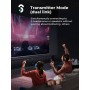 SOOMFON Transmisor Receptor Bluetooth 5.3, 3 en 1 Adaptador Bluetooth Audio, Receptor Bluetooth AUX Doble Conexión Larga Alcance