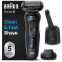 Braun Series 5 52-N7200cc Afeitadora Eléctrica, Con Centro De Limpieza SmartCare, Accesorios EasyClick, Negra