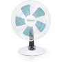 Orbegozo TF 0138, Ventilador Silencioso de Sobremesa, 1, Azul/Blanco
