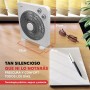 SOGO Ventilador Rotatorio Box-Fan 10" Con Temporizador 60 Minutos - Ventilador Compacto Bajo Ruido Para Dormitorio - 3