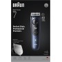 Braun Recortadora de barba Serie 7, +6 accesorios, hoja afilada de por vida, batería de hasta 120 minutos, 40 ajustes de