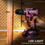 Taladro eléctrico inalámbrico: DEKOPRO Taladro inalámbrico de 20 V taladro inalámbrico con batería y cargador, kit de taladro de