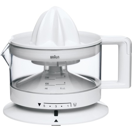 Braun TributeCollection CJ3000 WH - Exprimidor Eléctrico, 20 w, 350ml, Cantidad de Pulpa Ajustable, Apto para Lavavajillas,