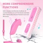 TechKen 2 Piezas Controller para Wii con Nunchuck,Mando Wii Motion Plus Integrado con Nunchuk Controller Funda de Silicona