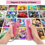 TechKen 2 Piezas Controller para Wii con Nunchuck,Mando Wii Motion Plus Integrado con Nunchuk Controller Funda de Silicona