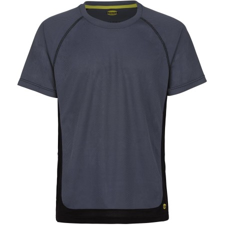Diadora Sport Trail - Camiseta de senderismo (talla L), color gris y negro