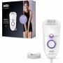 Braun - Depiladora Silk-épil 5 para mujer, apta para contornos difíciles, con ajuste de velocidad, depilación cómoda, ideal como