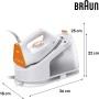 Braun Carestyle 1 IS1014VI - Centro de Planchado (6 bares de presión 120 g/min y golpe de vapor de 360 g/min, suela freeglide,