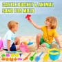 Benaton 17 Piezas Juguetes de Playa para Niños,Juguete Arenero con Rueda de Agua,Cubos de Arena,Palas y Regadera, Juguetes Playa