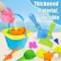 Benaton 17 Piezas Juguetes de Playa para Niños,Juguete Arenero con Rueda de Agua,Cubos de Arena,Palas y Regadera, Juguetes Playa