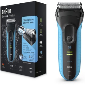 Braun Series 3 ProSkin 3040s - Afeitadora eléctrica/máquina de afeitar recargable Wet & Dry (de uso en húmedo y seco) color azul