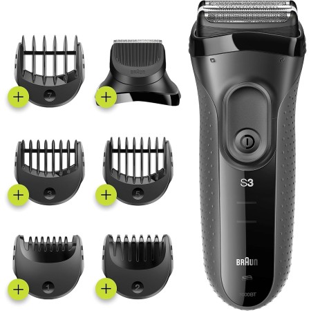 Braun Series 3 ProSkin 3040s - Afeitadora eléctrica/máquina de afeitar recargable Wet & Dry (de uso en húmedo y seco) color azul