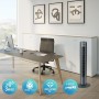 Bastilipo - Ventilador de torre con mando a distancia, 50W de potencia - 3 Velocidades, Sagres