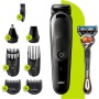 Braun Mgk5260 Recortadora de Barba y Cuerpo 8 en 1, con 6 Accesorios y Maquinilla Gillette Fusion5 Proglide