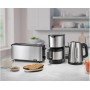 Braun PurShine HT1610BK, Tostadora con Ranura Extra Larga y 8 Niveles de Tostado, Funciones para Recalentar y Descongelar,