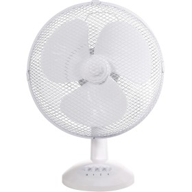 Russell Hobbs Ventilador portátil de escritorio, 30,48 cm, ligero, 3 velocidades, oscilación con ángulo amplio, flujo de aire