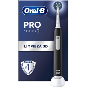 Oral-B Pro Series 1 Cepillo de Dientes Eléctrico con Mango Recargable y Cabezal, Diseñado por Braun - Negro