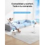 Dreo Smart Ventilador de Pie Silencioso 25dB, 30M de Viento, Turbo Circulador Ventiladores con Mando, 6 Modos, 8 Velocidades,