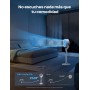 Dreo Smart Ventilador de Pie Silencioso 25dB, 30M de Viento, Turbo Circulador Ventiladores con Mando, 6 Modos, 8 Velocidades,