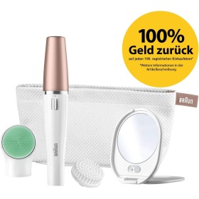 Braun FaceSpa 851V - Sistema 3 En 1 de cepillo de limpieza y depilación facial: elimina el vello, limpia y revitaliza la piel