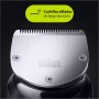 Braun MGK7020 10 En 1 - Recortadora Barba y Cortapelos Todo en Uno con Afeitadora Cuerpo, Nariz y Orejas, Afeitadora Mini,