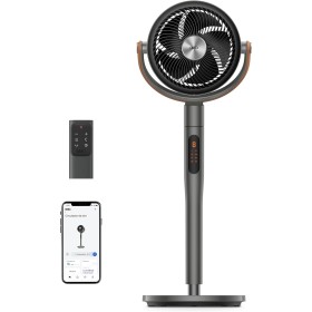 Dreo Smart Ventilador de Pie Silencioso 25dB, 30M de Viento, 1650m³/h Volumen de Aire, Turbo Circulador, Ventiladores Potentes