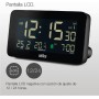 Braun Reloj Despertador Digital controlado por Radio Zona horaria de Europa Central (DCF) con visualización de Fecha, Mes y