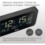 Braun Reloj Despertador Digital controlado por Radio Zona horaria de Europa Central (DCF) con visualización de Fecha, Mes y