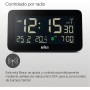 Braun Reloj Despertador Digital controlado por Radio Zona horaria de Europa Central (DCF) con visualización de Fecha, Mes y